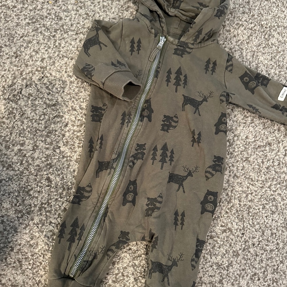 Baby onepiece forest theme
